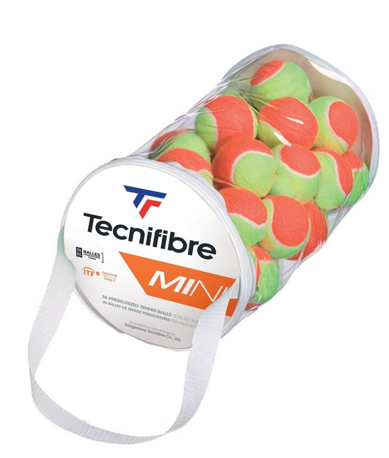 М'ячі для тенісу Tecnifibre Mini Tennis orange x 36balls