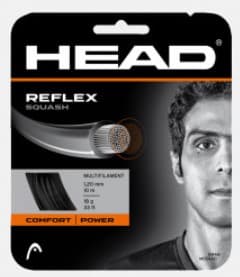 Струна для сквошу Head Reflex Squash Set 1.20 10 m чорна