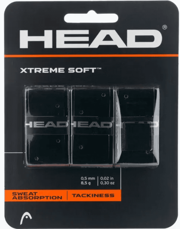Обмотка Head XtremeSoft Grip Overwrap, dozen black 3 шт