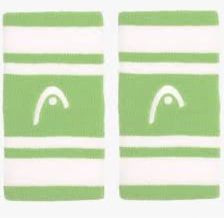 Напульсник Head New Wristband striped 5" green-white 2 шт