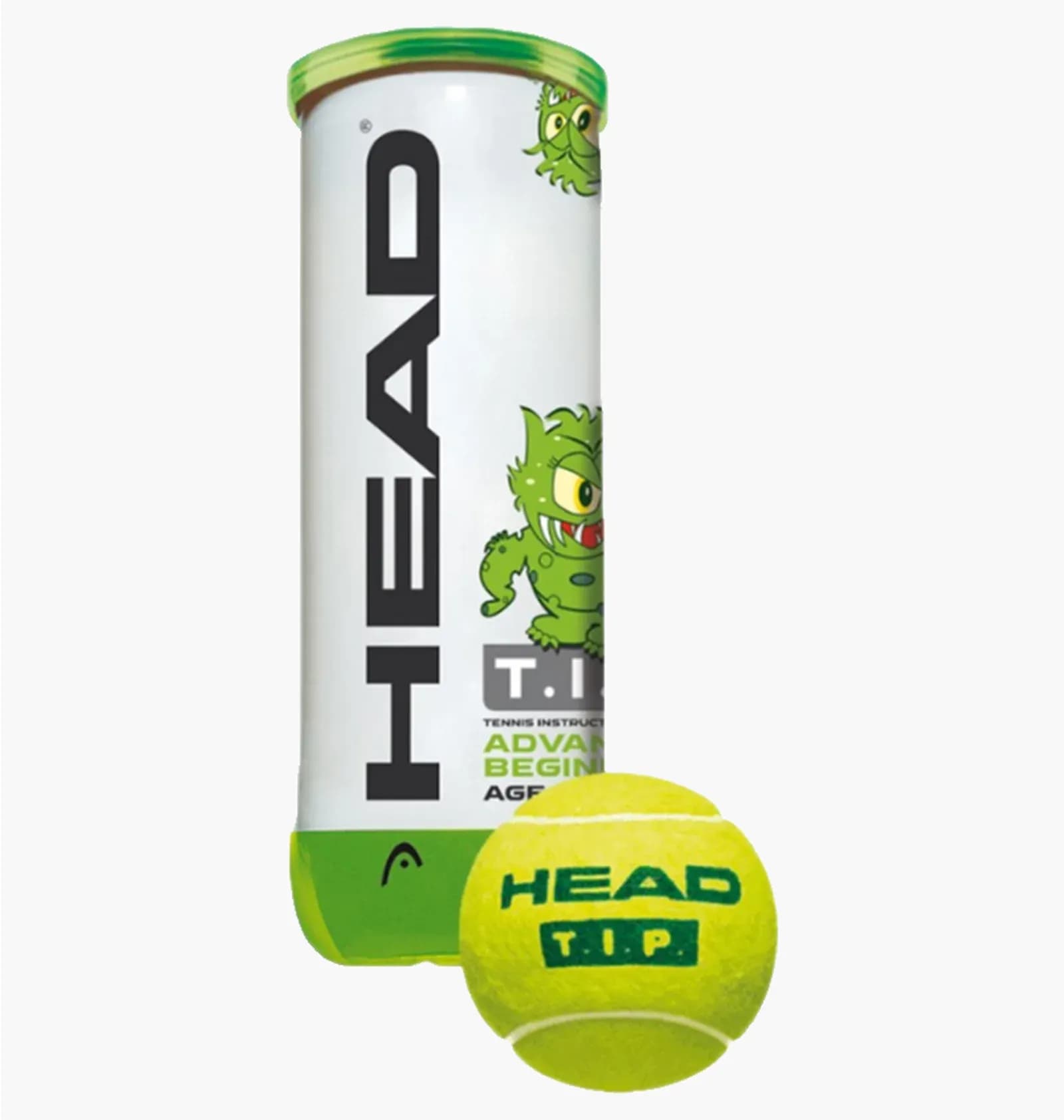 М'ячі для тенісу Head TIP Green 3B банка