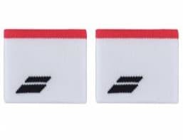 Напульсник Babolat LOGO WRISTBAND WHITE/STRIKE RED