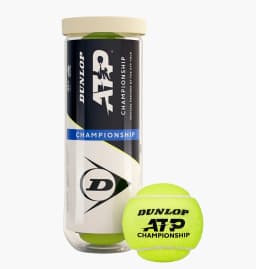 М'ячі для тенісу Dunlop ATP CHAMPIONSHIP 3B пластик банка