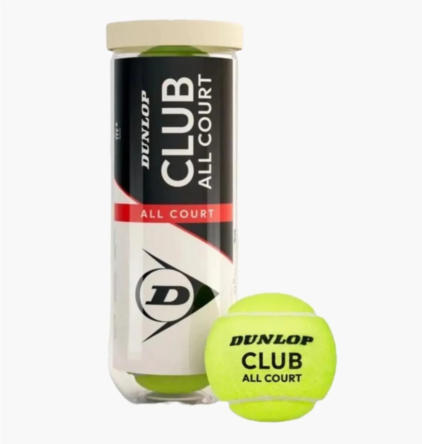 М'ячі для тенісу Dunlop CLUB all court 3B пластик банка