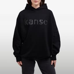 Kanso Unisex Hoodie Oversized – Organic H1 - Black — фото 3