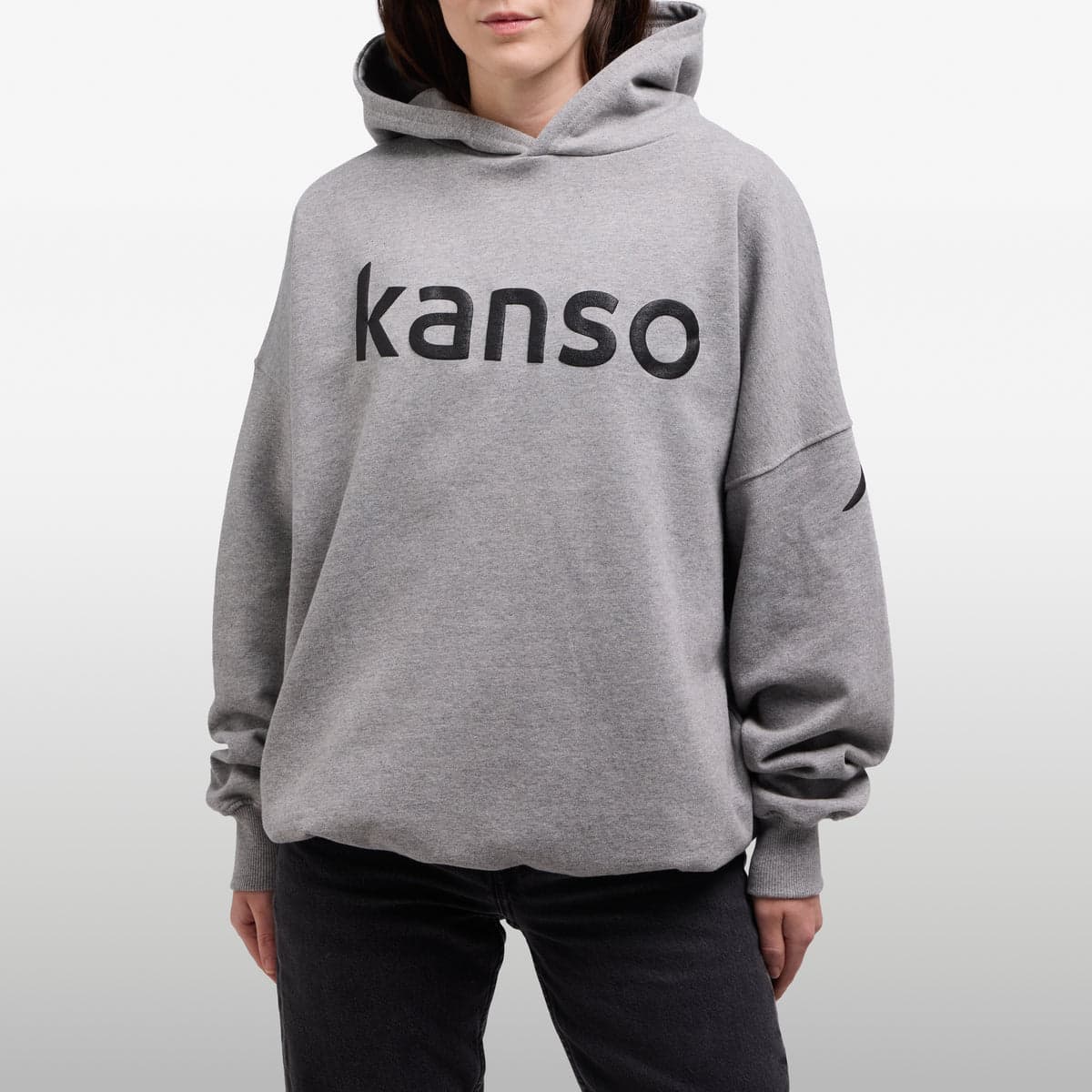 Kanso Unisex Hoodie Oversized – Organic H1 - Grey