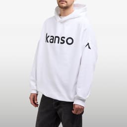 Kanso Unisex Hoodie Oversized – Organic H1 - White