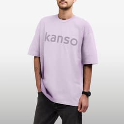 Kanso Unisex Tee - Oversized Fit - Dusty Purple — фото 3