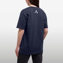 Kanso Unisex Tee - Oversized Fit - Navy — фото 4
