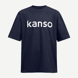 Kanso Unisex Tee - Oversized Fit - Navy