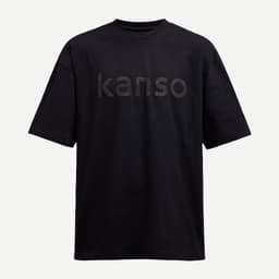 Kanso Unisex Tee Oversized – Organic T1 - Black — фото 2