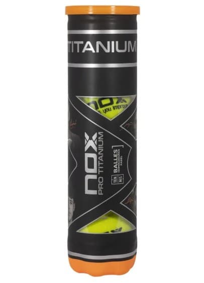 М'ячі для падел тенісу Nox Pro titanium 4 balls